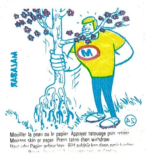 n°24 - LE MOING - Tatouage Bleu 'à la fleur'