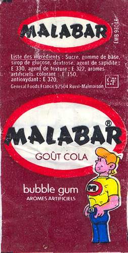 Emballage Malabar 1983 Goût : COLA