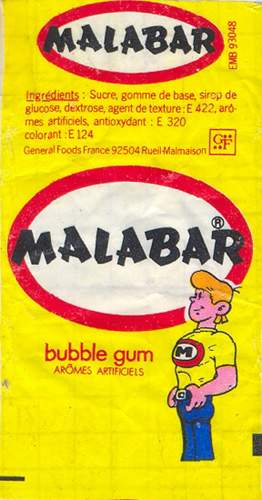 Emballage Malabar 1983 Goût : TUTTI