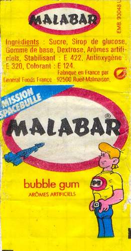 Emballage Malabar 1985 Goût : TUTTI