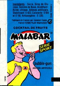 Emballage Malabar 1989 Goût : Cocktail de Fruits