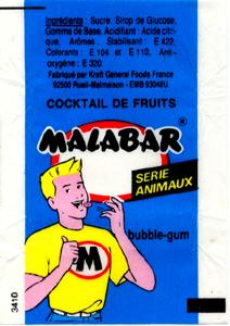 Emballage Malabar 1991 Goût : COCKTAIL DE FRUITS
